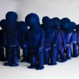 moving II | blue's | ceramic, pigment |va 24 x 6 x 4,5 cm